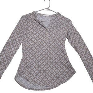Timing Patterned Blouse